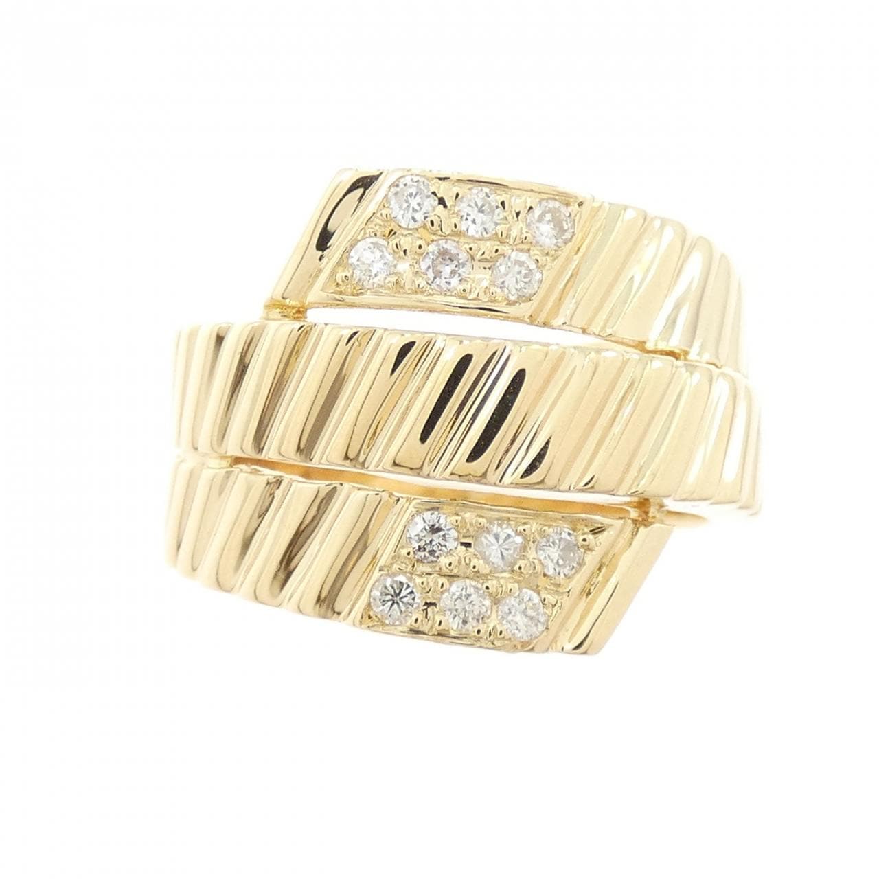K18YG ダイヤモンド リング 0.17CT