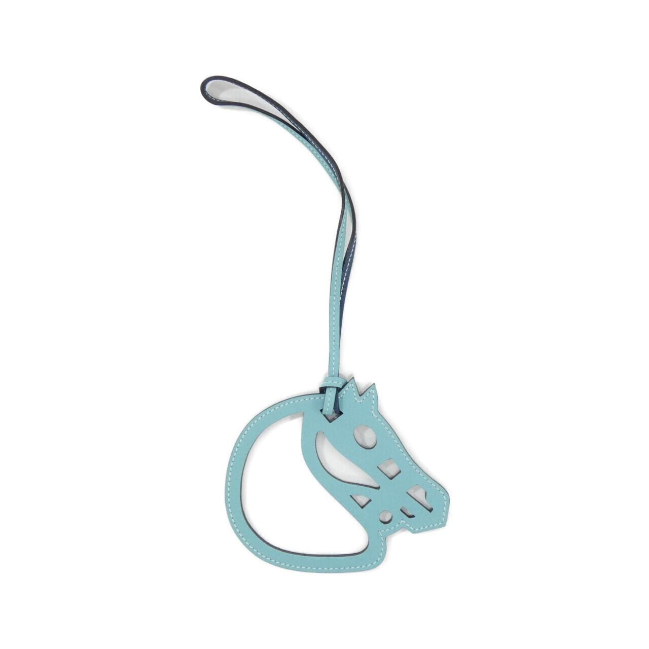 エルメス パドック シュバル バイカラー 067303CA バッグチャーム