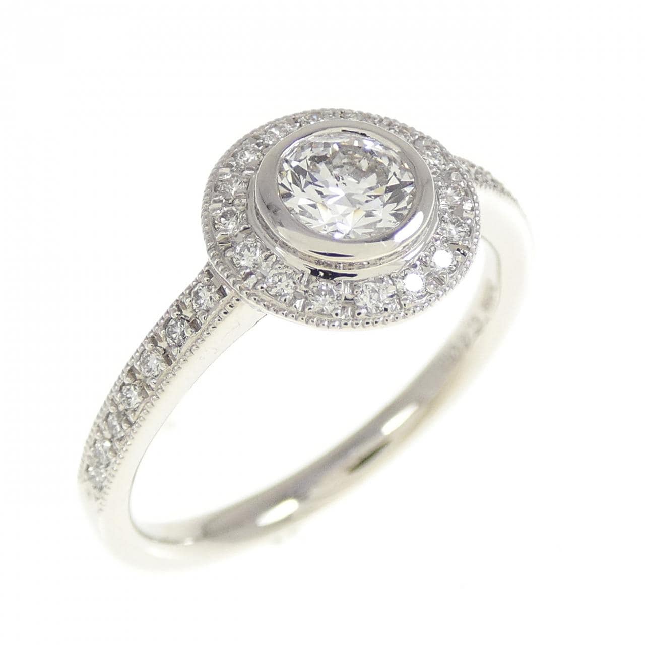 【リメイク】PT900 ダイヤモンド リング 0.406CT E SI2 EXT