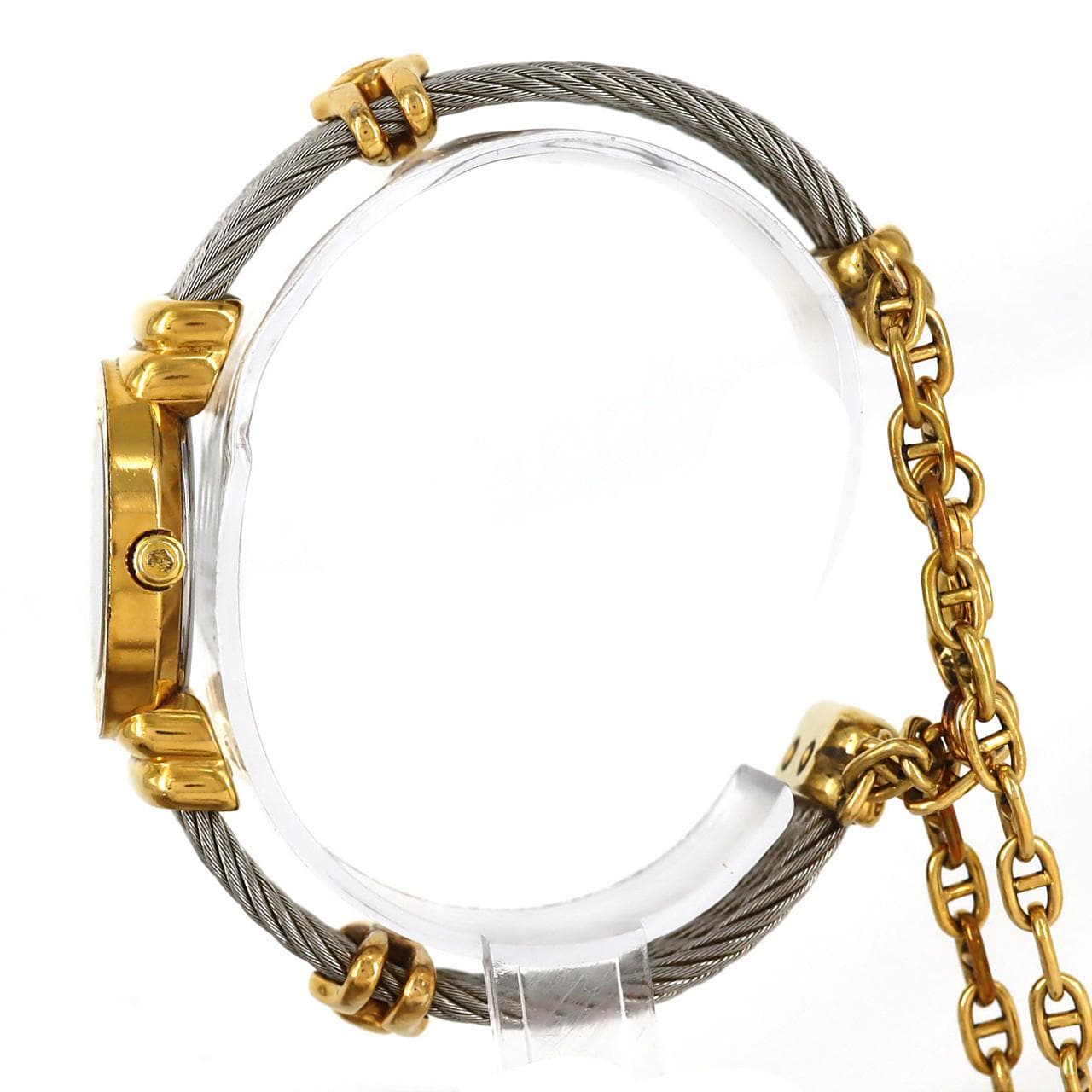 [現況折讓價] PHILIPPE CHARRIOL Saint-Tropez 組合式 12 孔 7007901 不鏽鋼 x 黃色石英