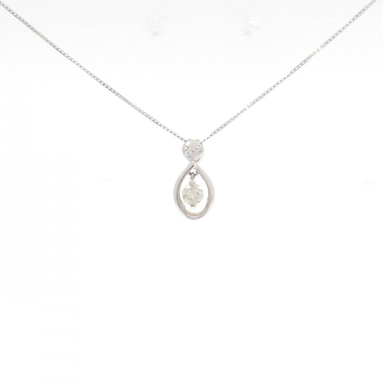 PT900/PT850 ダイヤモンド ネックレス 0.25CT