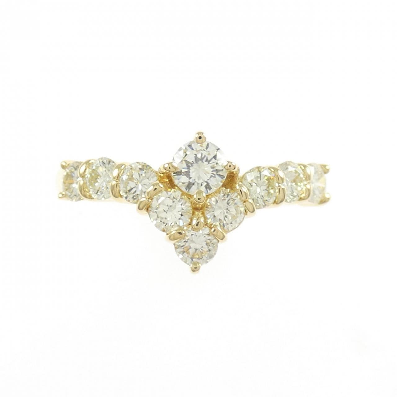 K18YG ダイヤモンド リング 1.00CT