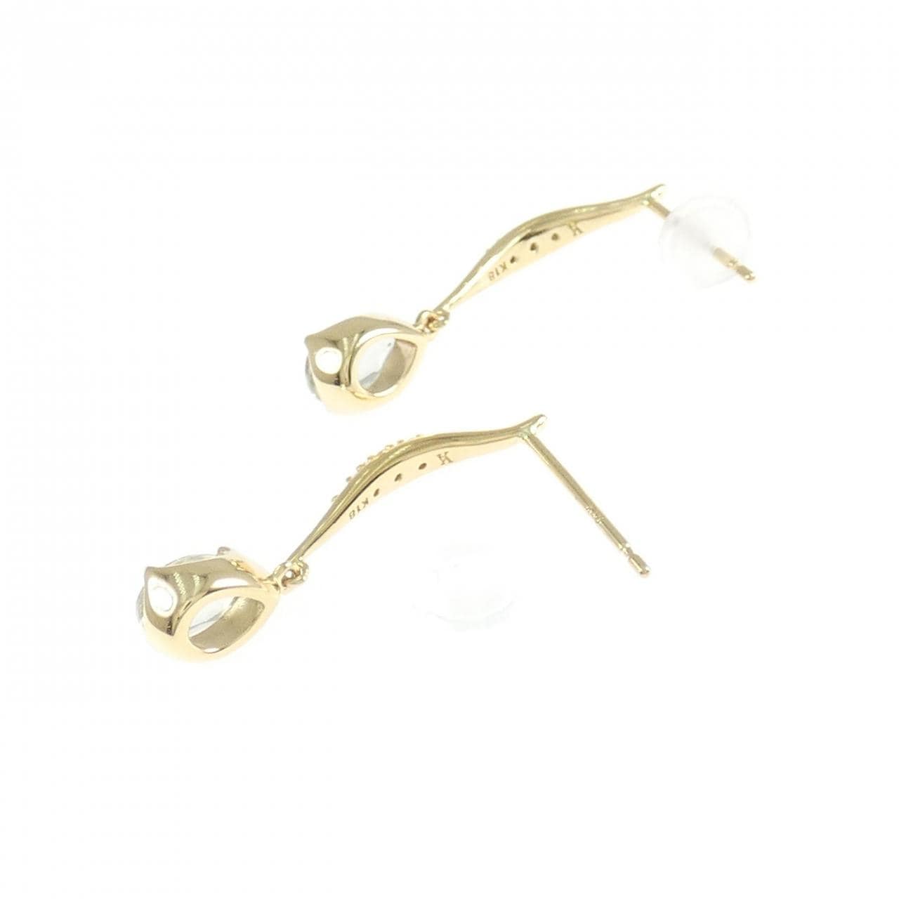 ヴァンドーム クオーツ ピアス