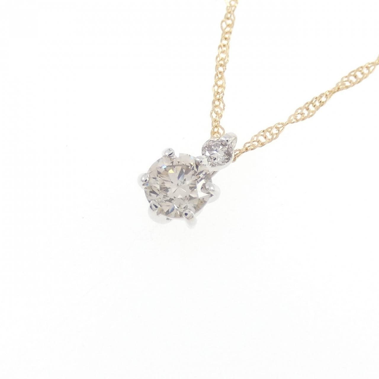 K18WG/K18YG ダイヤモンド ネックレス 0.30CT