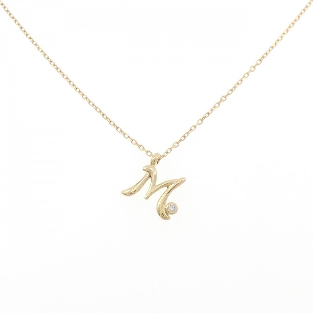 ポンテヴェキオ イニシャル ネックレス 0.01CT