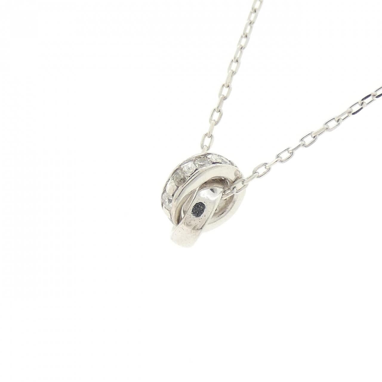 K10WG ダイヤモンド ネックレス 0.045CT