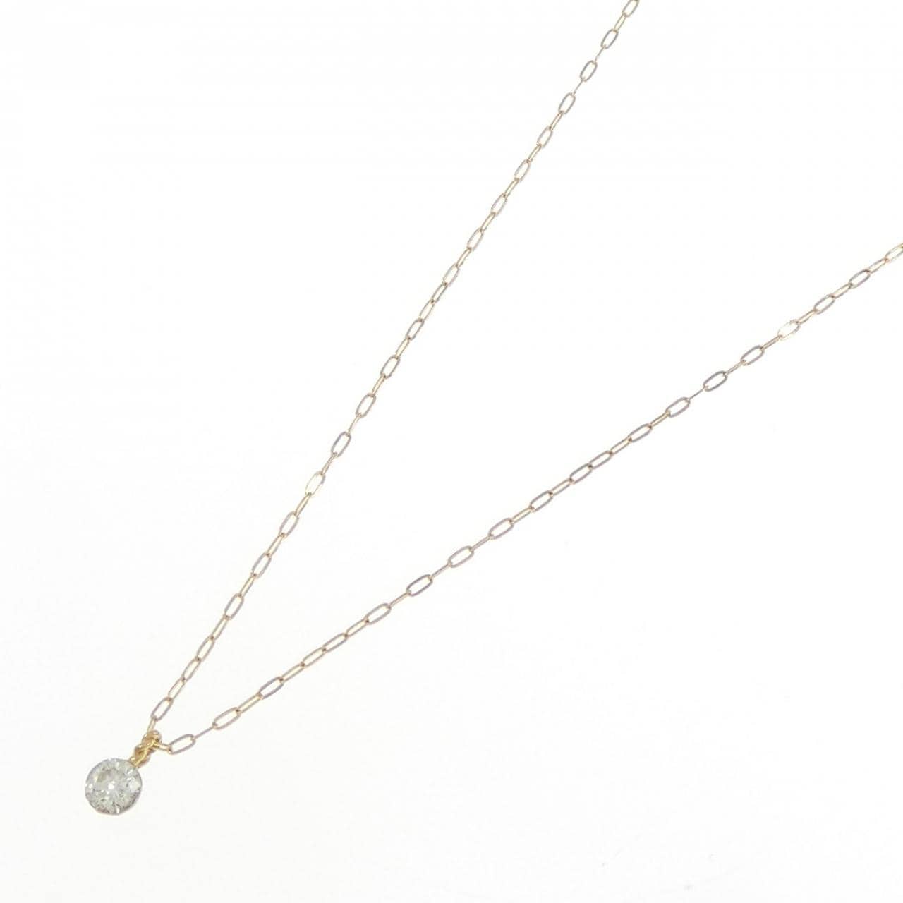 Agete鑽石項鍊 0.1CT