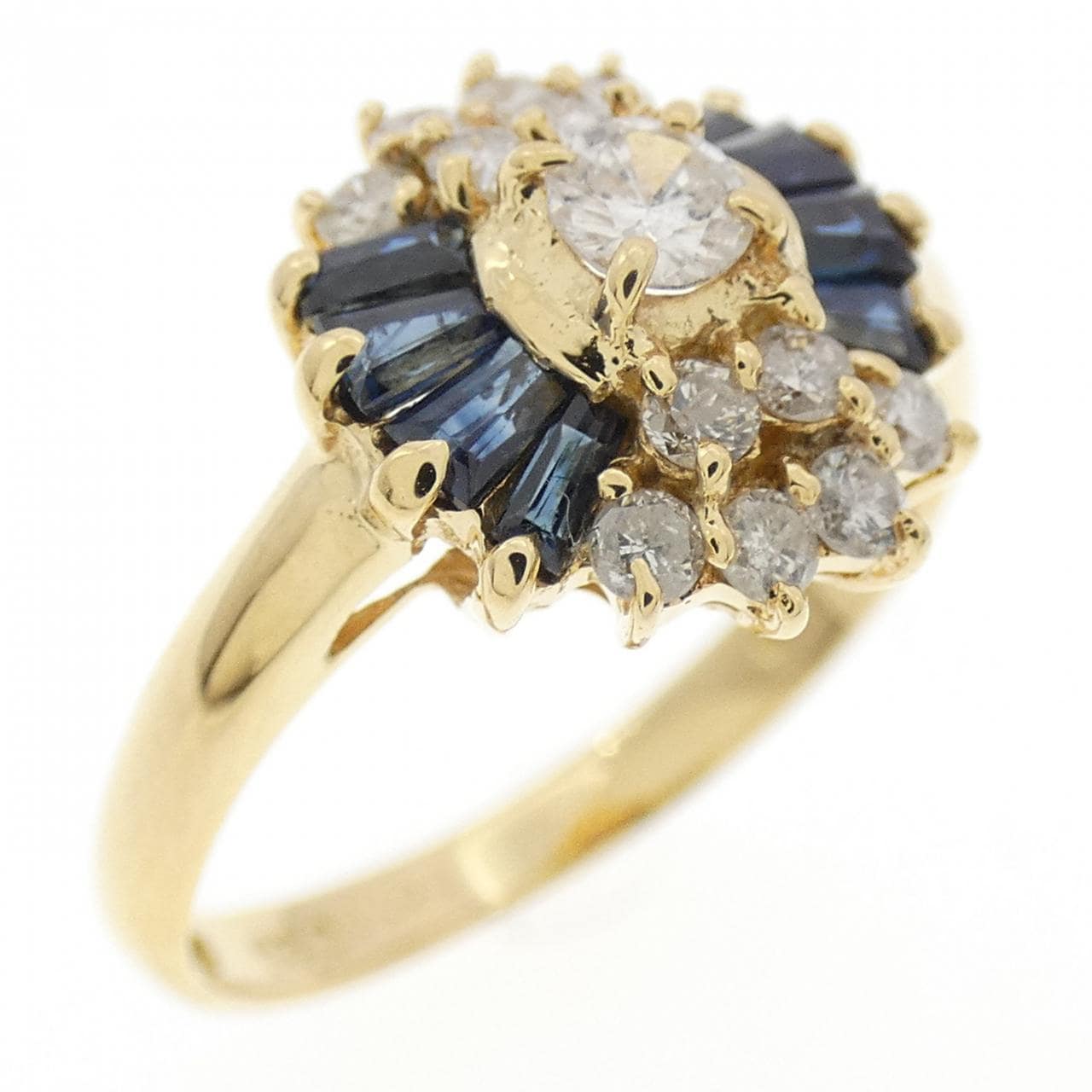 K18YG サファイヤ リング