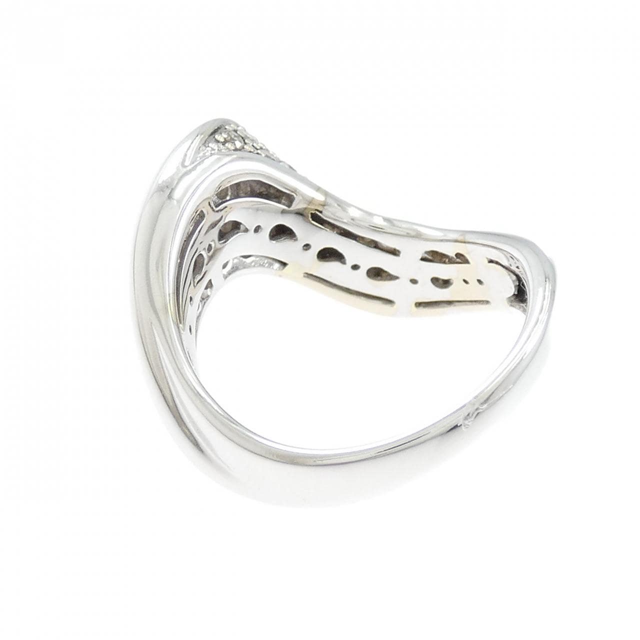 K18WG/K18BG ダイヤモンド リング 0.53CT