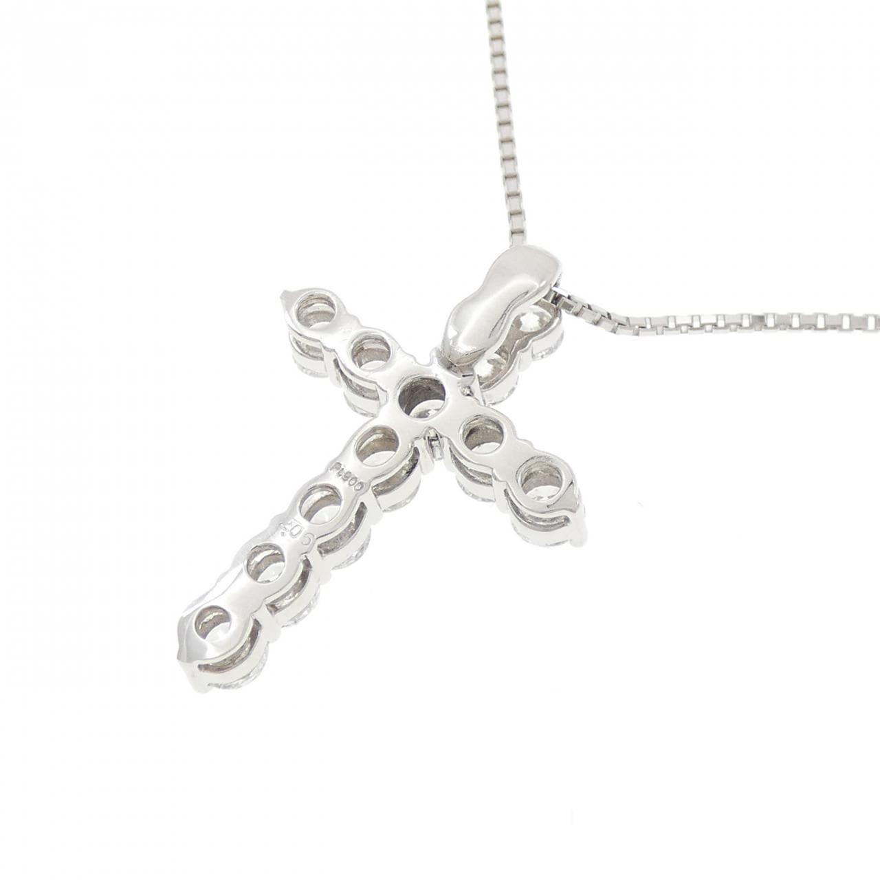 PT900/PT850 クロス ダイヤモンド ネックレス 2.06CT