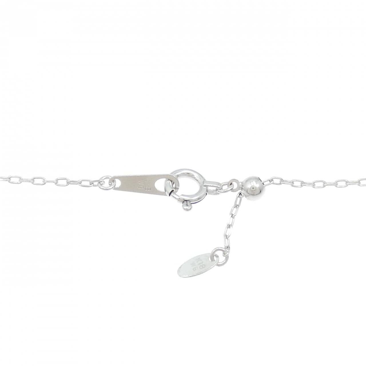 K18WG ダイヤモンド ネックレス