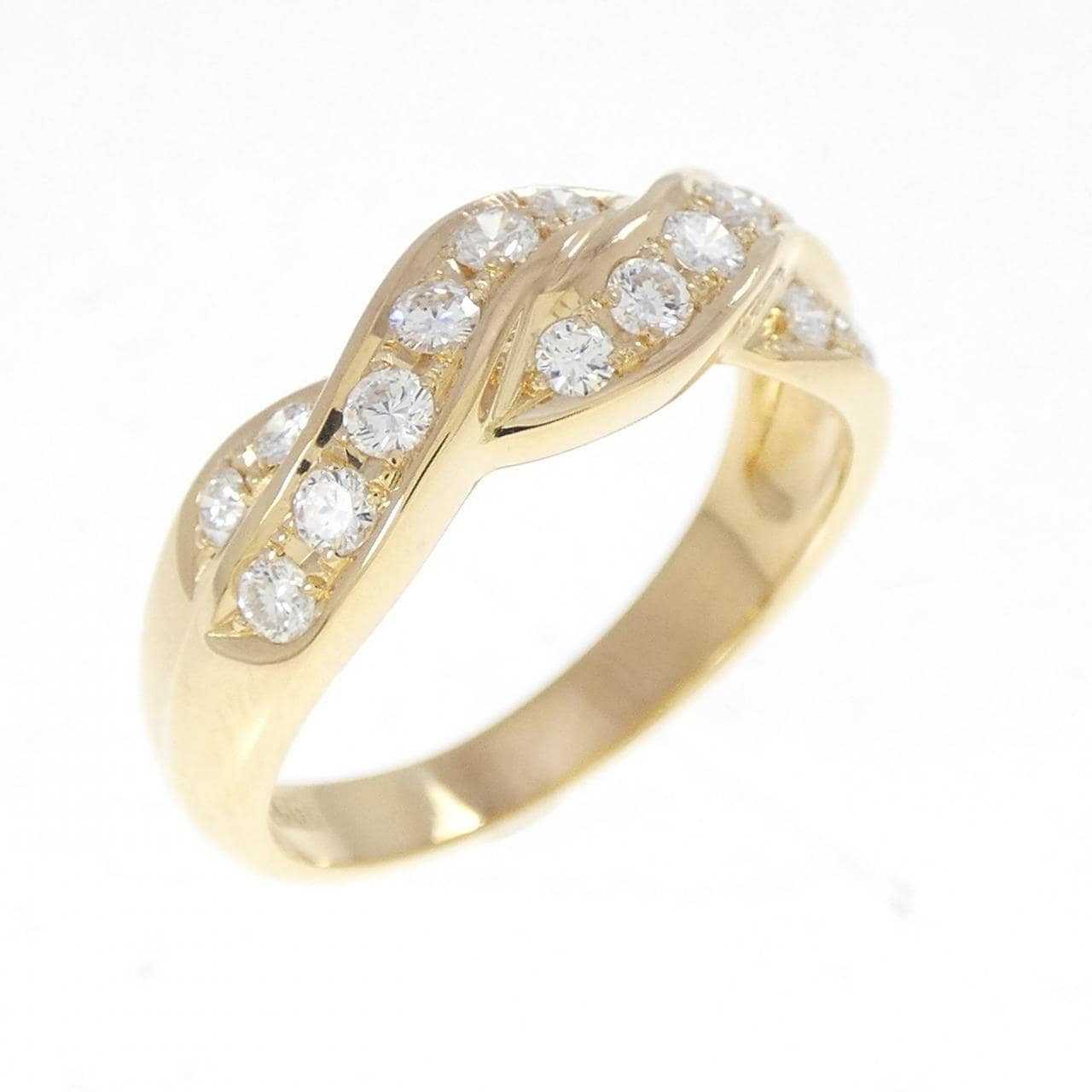 750YG ダイヤモンド リング