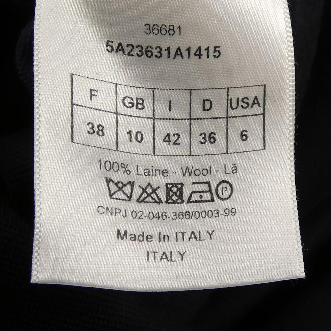 クリスチャンディオール CHRISTIAN DIOR 5A23631A1415 ワンピース