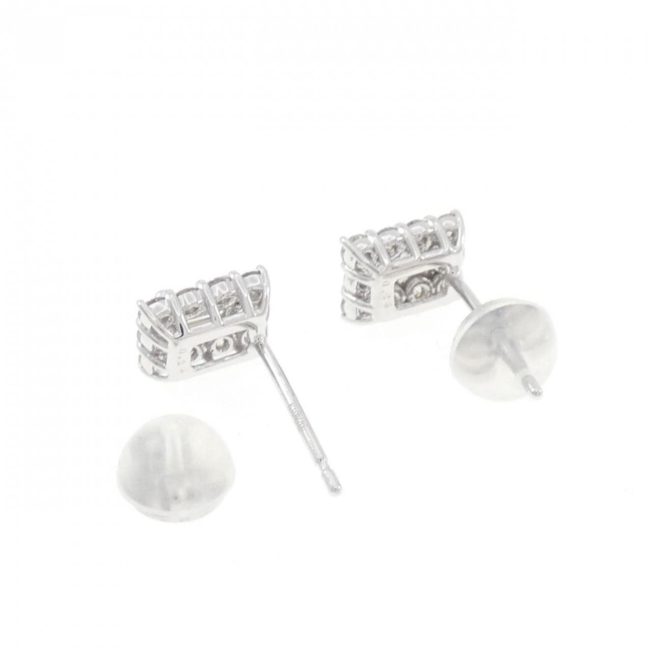 K18WG ダイヤモンド ピアス 0.50CT