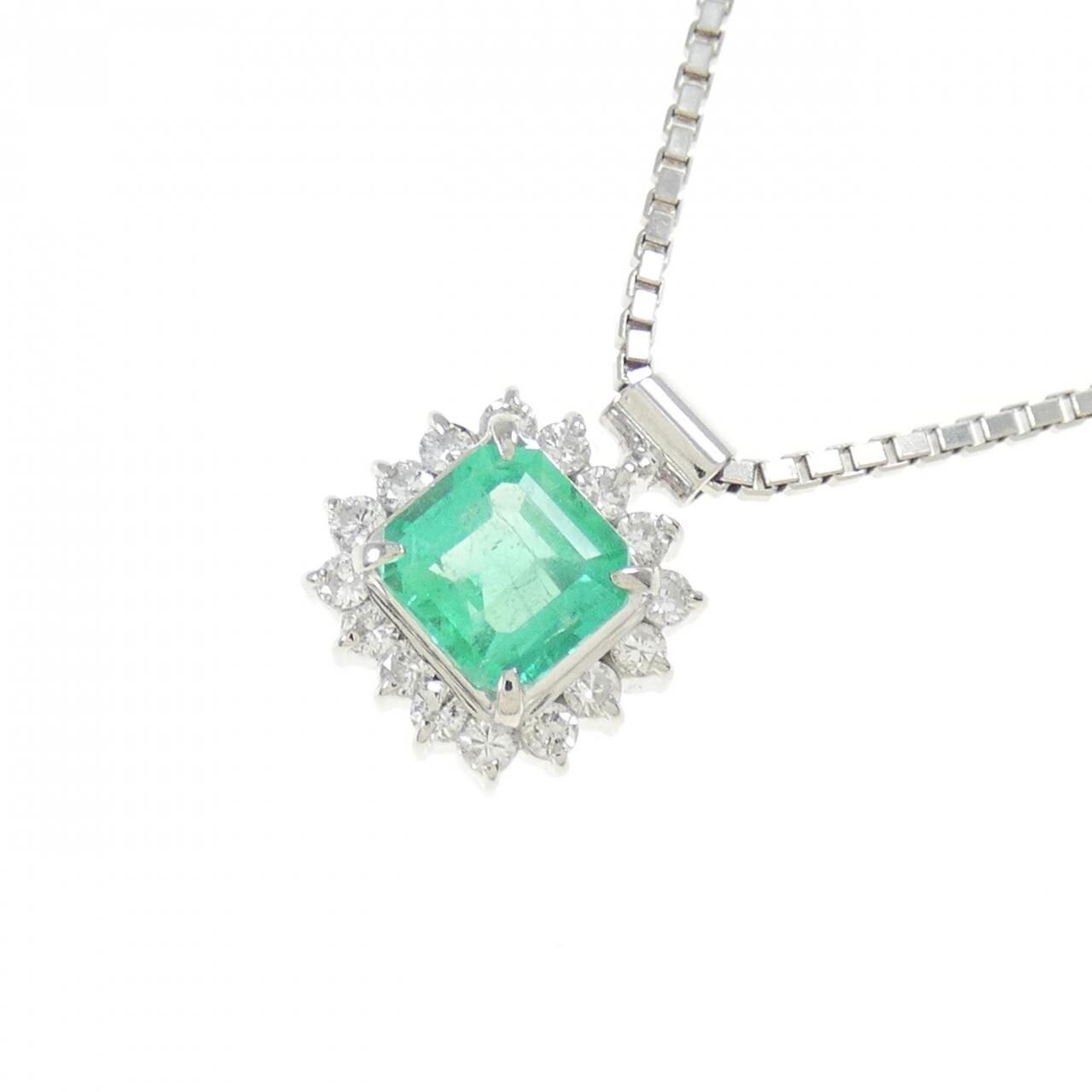 PT emerald necklace 0.80CT