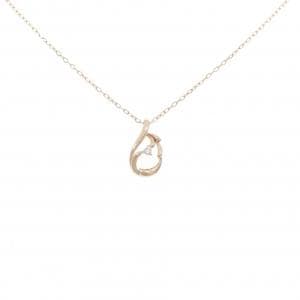 K18PG ダイヤモンド ネックレス 0.01CT