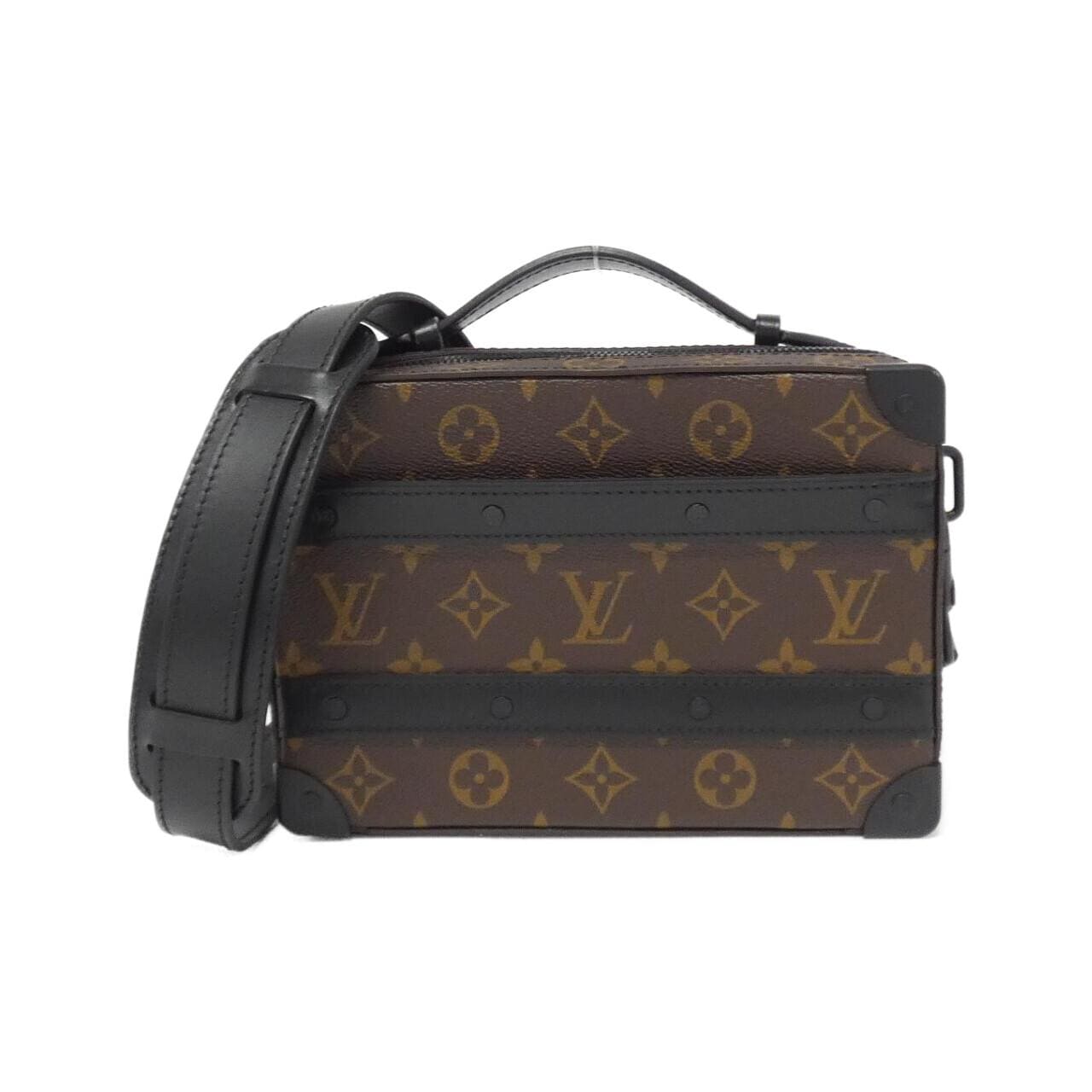 LOUIS VUITTON Monogram Macassar Handle Soft Trunk M45935 肩背包