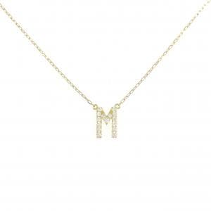 アーカー イニシャル ネックレス 0.06CT