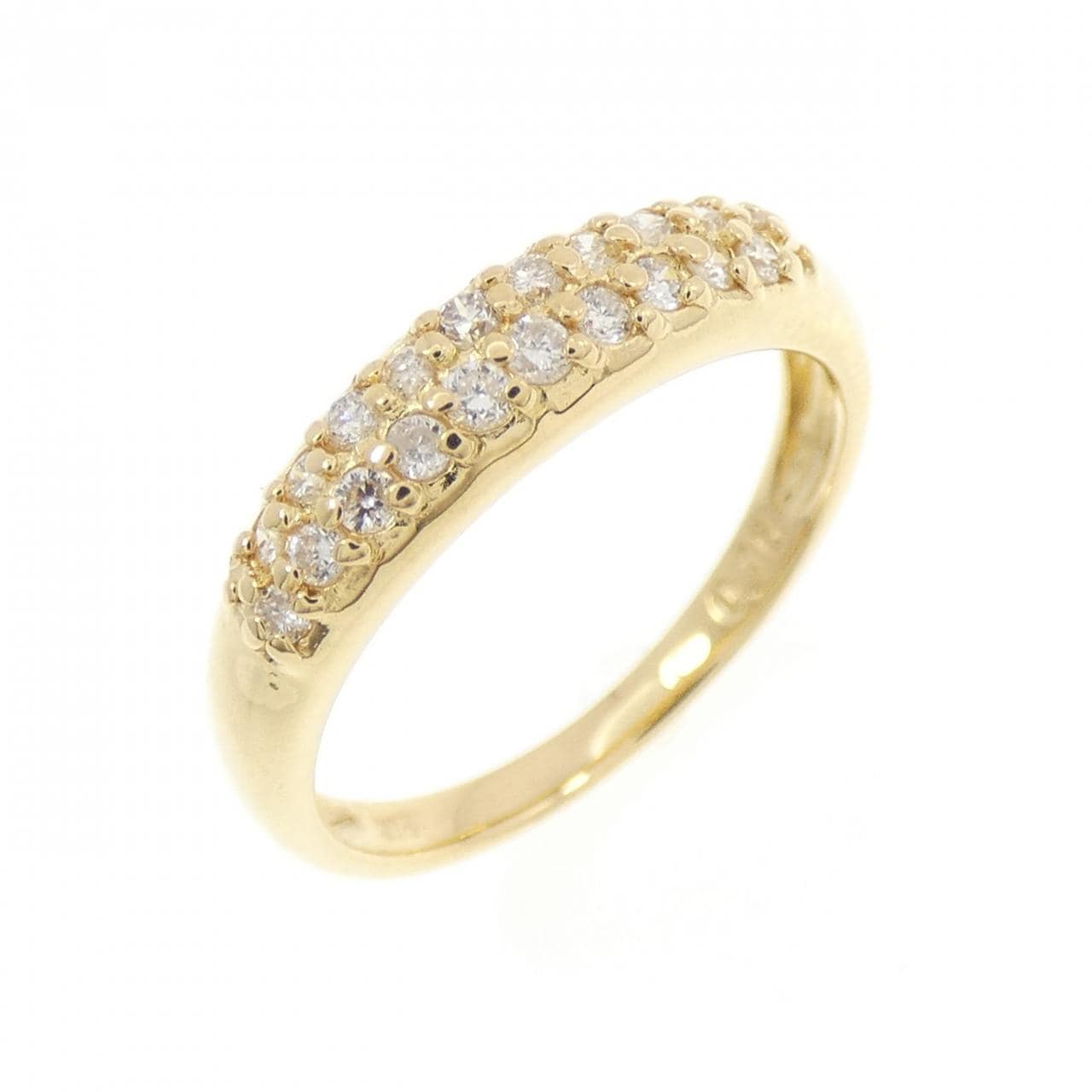 K18YG ダイヤモンド リング 0.16CT