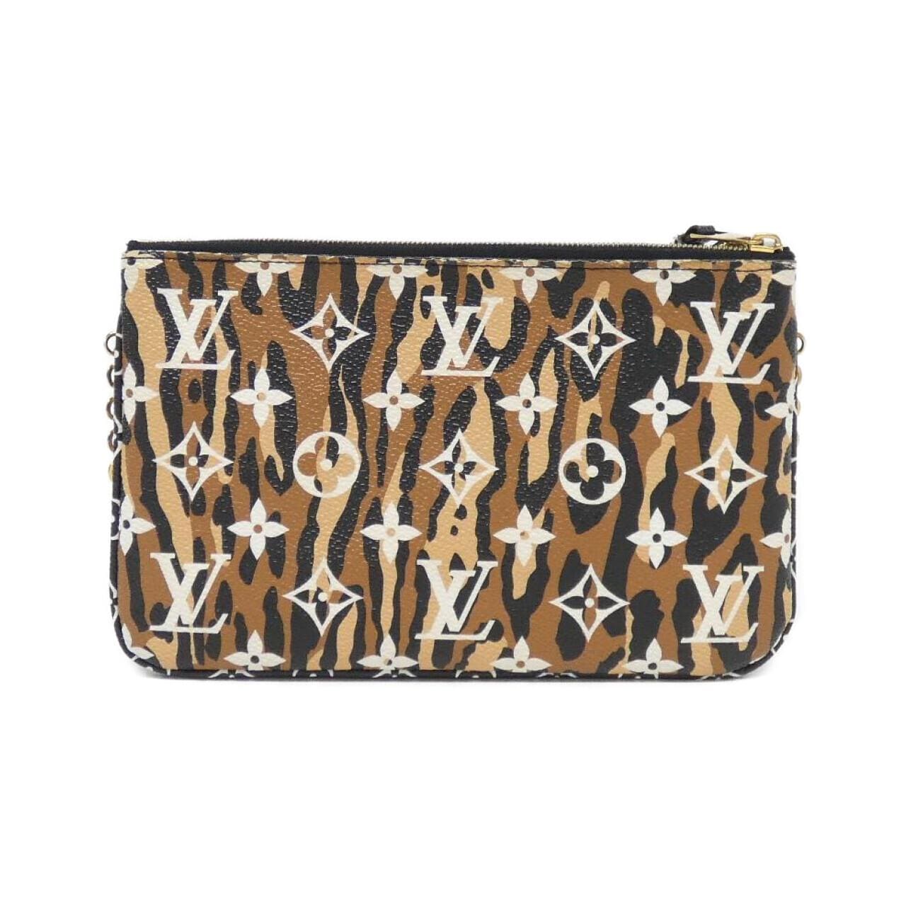 LOUIS VUITTON Giant Monogram Jungle 手拿包雙拉鍊 M67874 單肩包