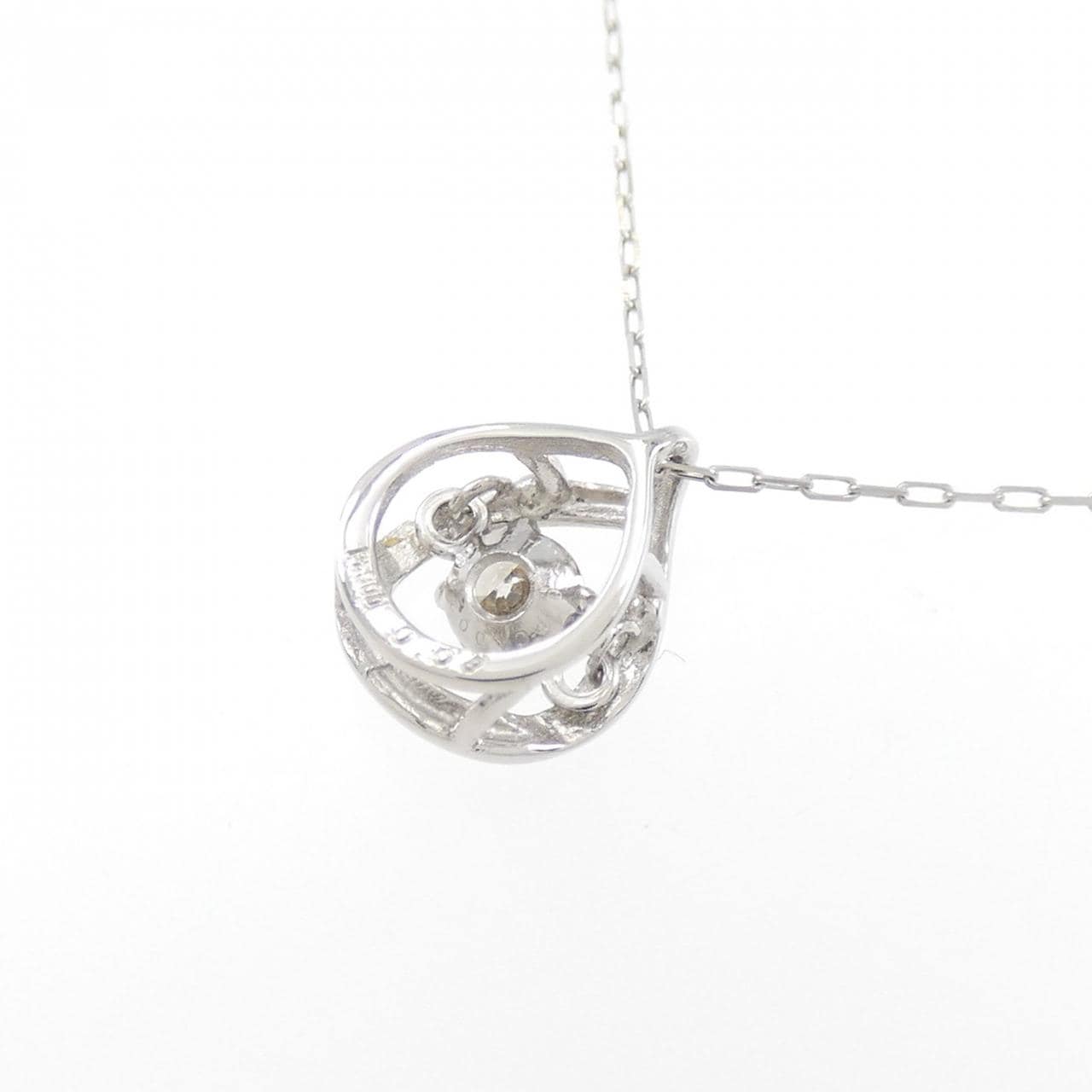 【新品】PT900 ダイヤモンド ネックレス 0.08CT