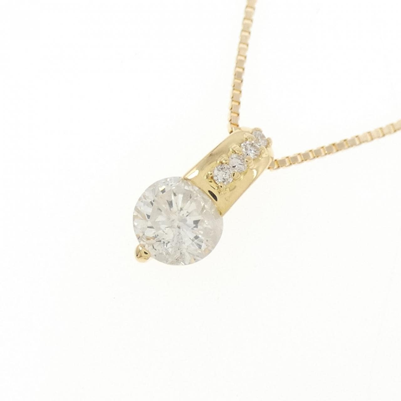 K18YG ダイヤモンド ネックレス 0.83CT