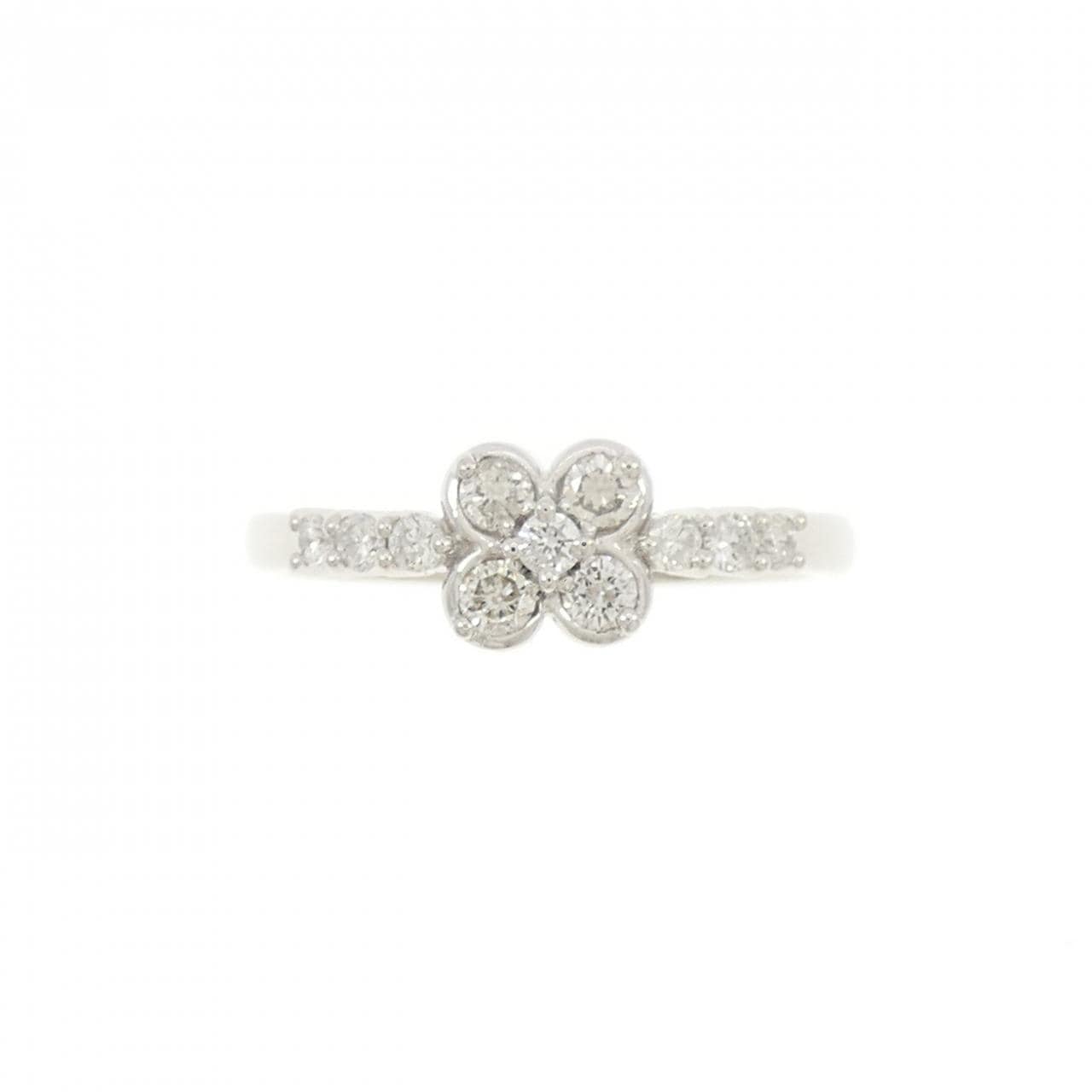 PT フラワー ダイヤモンド リング 0.28CT