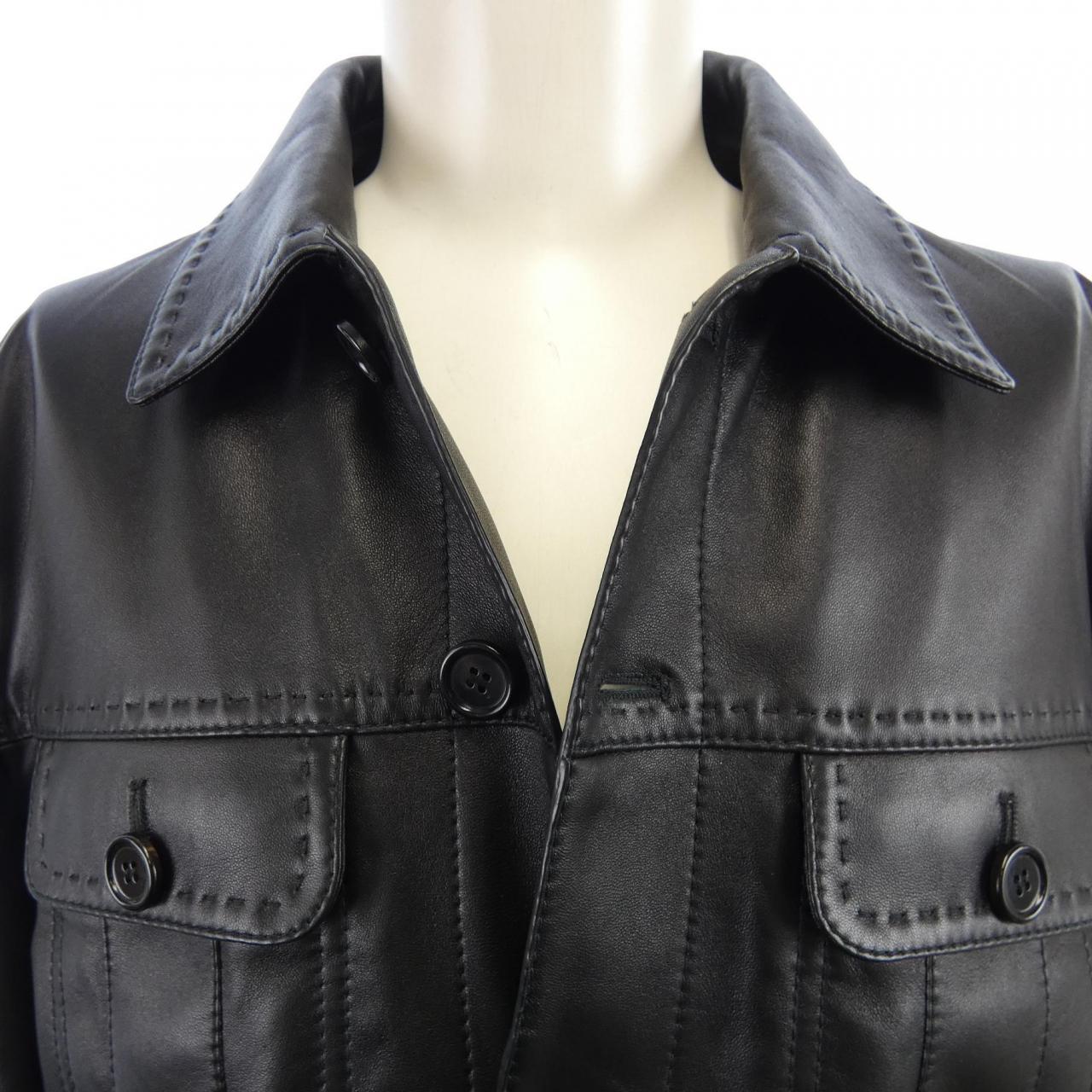 ドルチェアンドガッバーナ DOLCE&GABBANA G9UC3L/HULJ8 レザージャケット