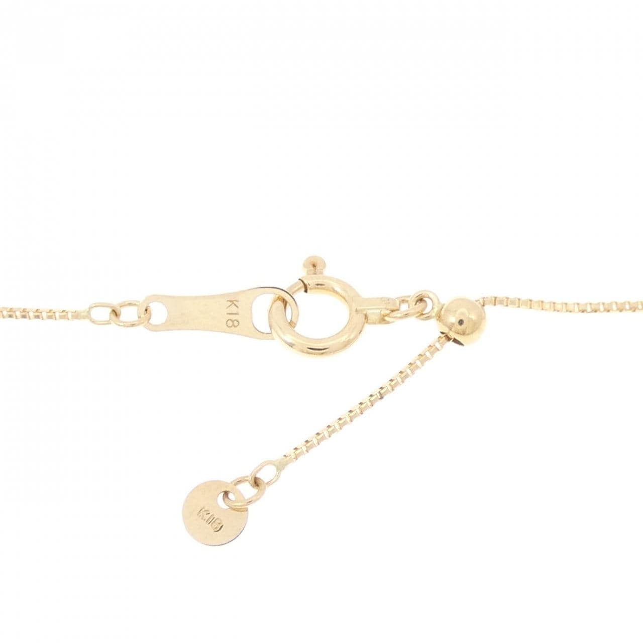 K18YG ダイヤモンド ネックレス 0.10CT