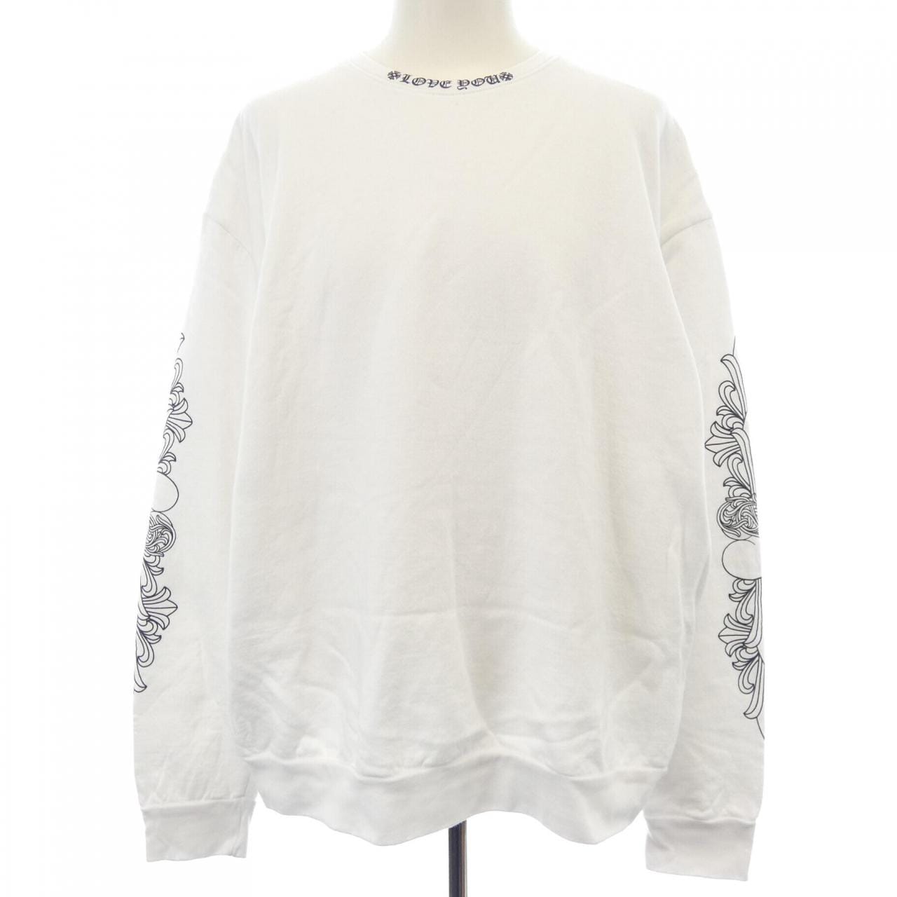 クロムハーツ CHROME HEARTS LOVE YOU CREW SWEATSHIRT スウェット