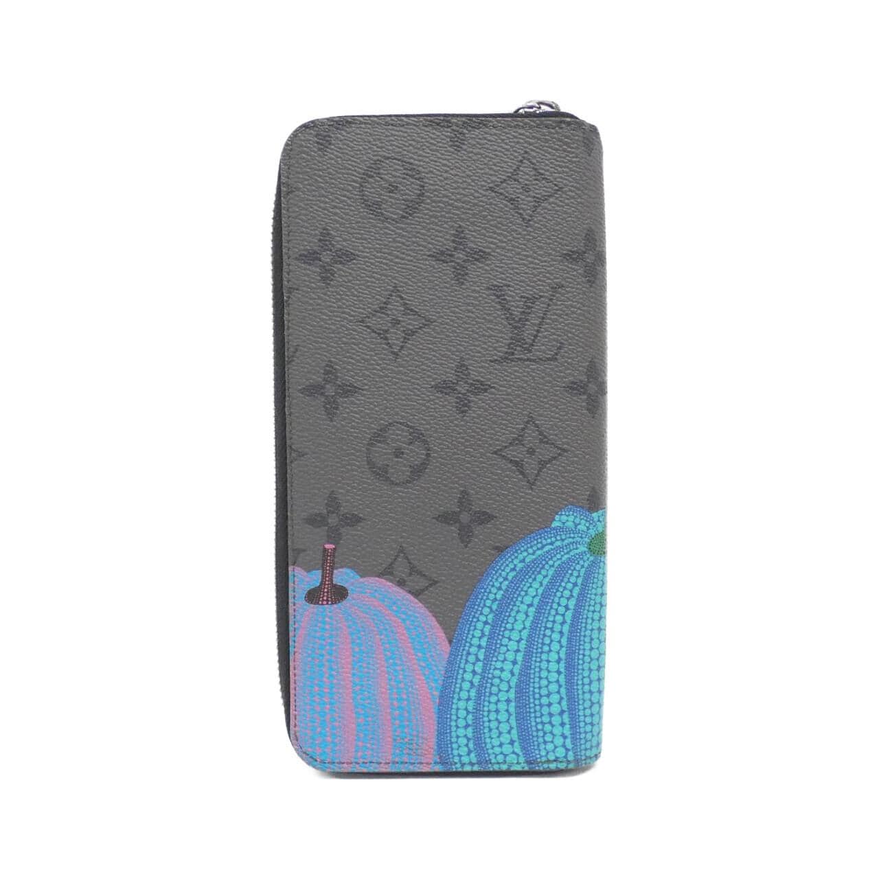 LOUIS VUITTON Monogram Eclipse Reverse (LV X YK) Zippy Wallet Vertical M81971 Wallet