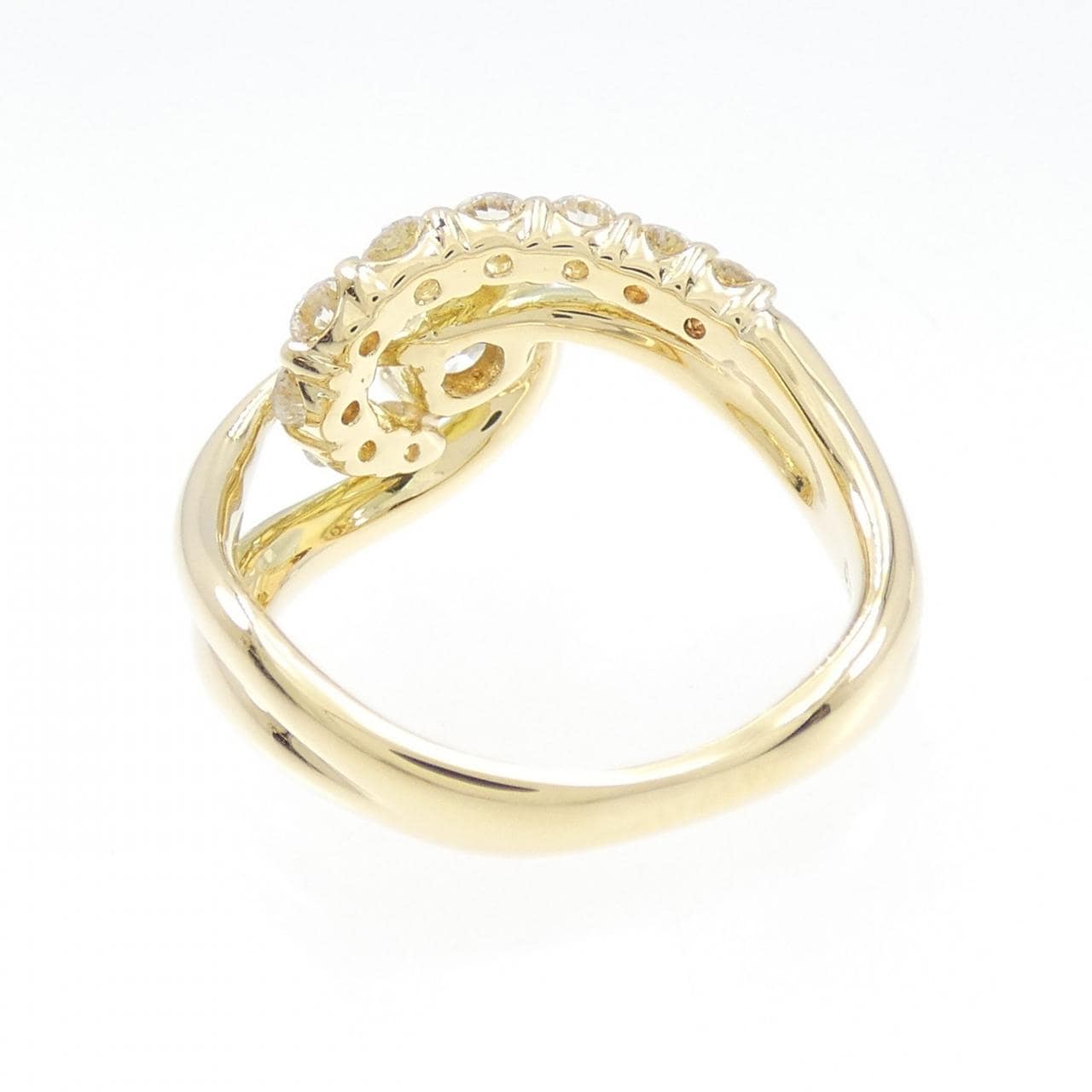 K18YG ダイヤモンド リング 0.72CT