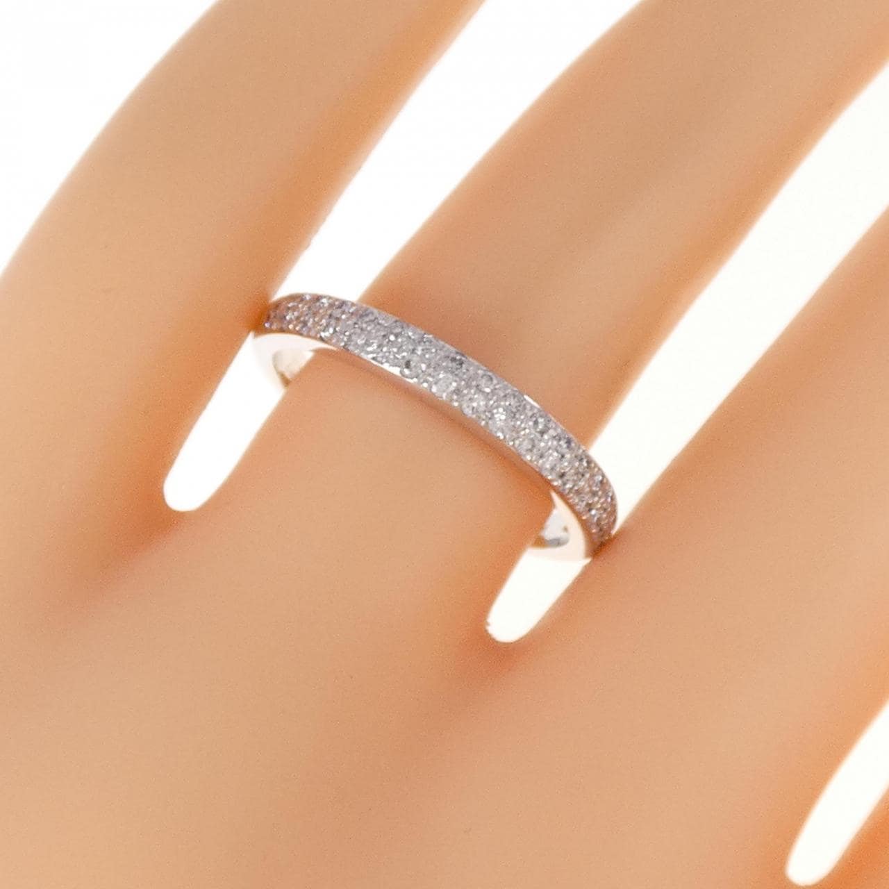 K18WG ダイヤモンド リング 0.27CT