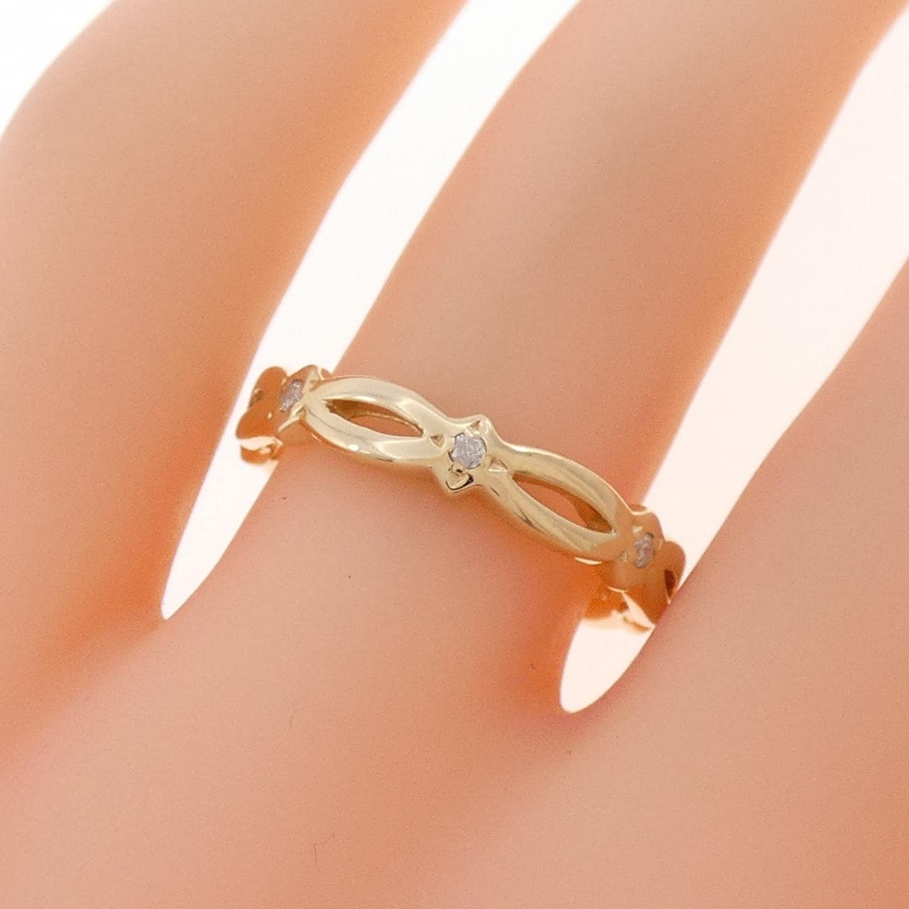 アガット ダイヤモンド リング 0.05CT