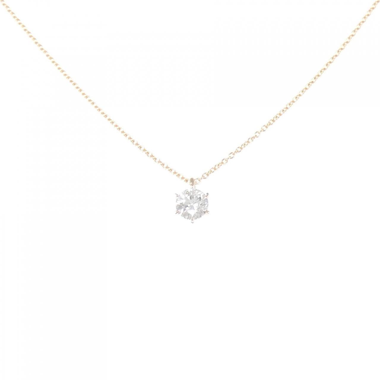 【リメイク】K18PG ダイヤモンド ネックレス 0.352CT H SI2 EXT