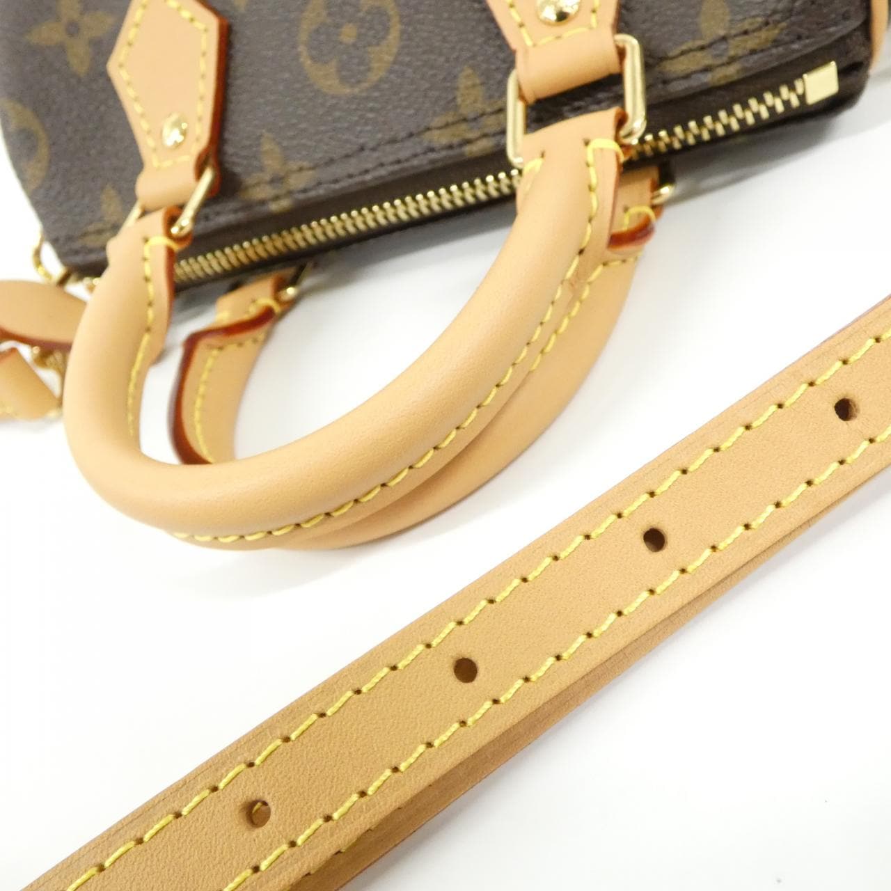 LOUIS VUITTON Monogram Nano Speedy M81085 波士頓包