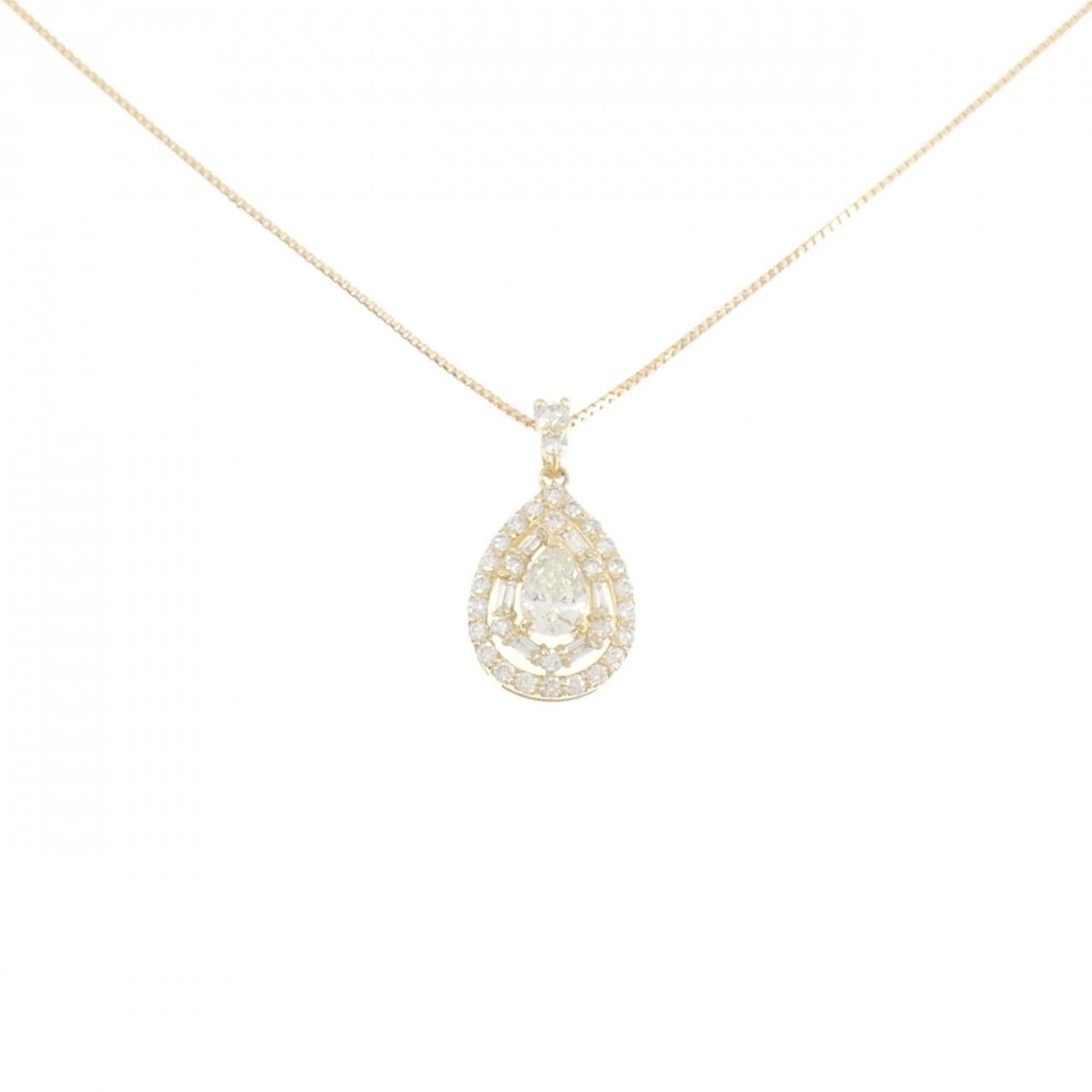 [新品] K18YG鑽石項鍊 0.50CT