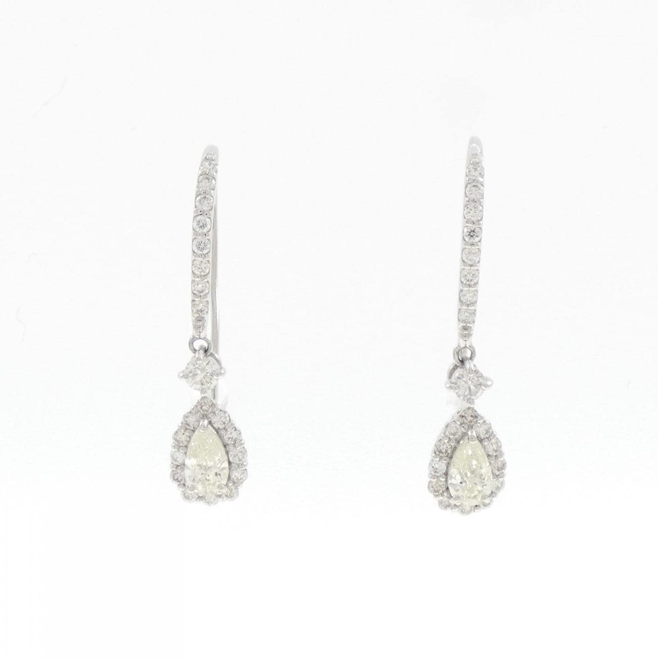 【新品】PT950 ダイヤモンド ピアス 0.60CT