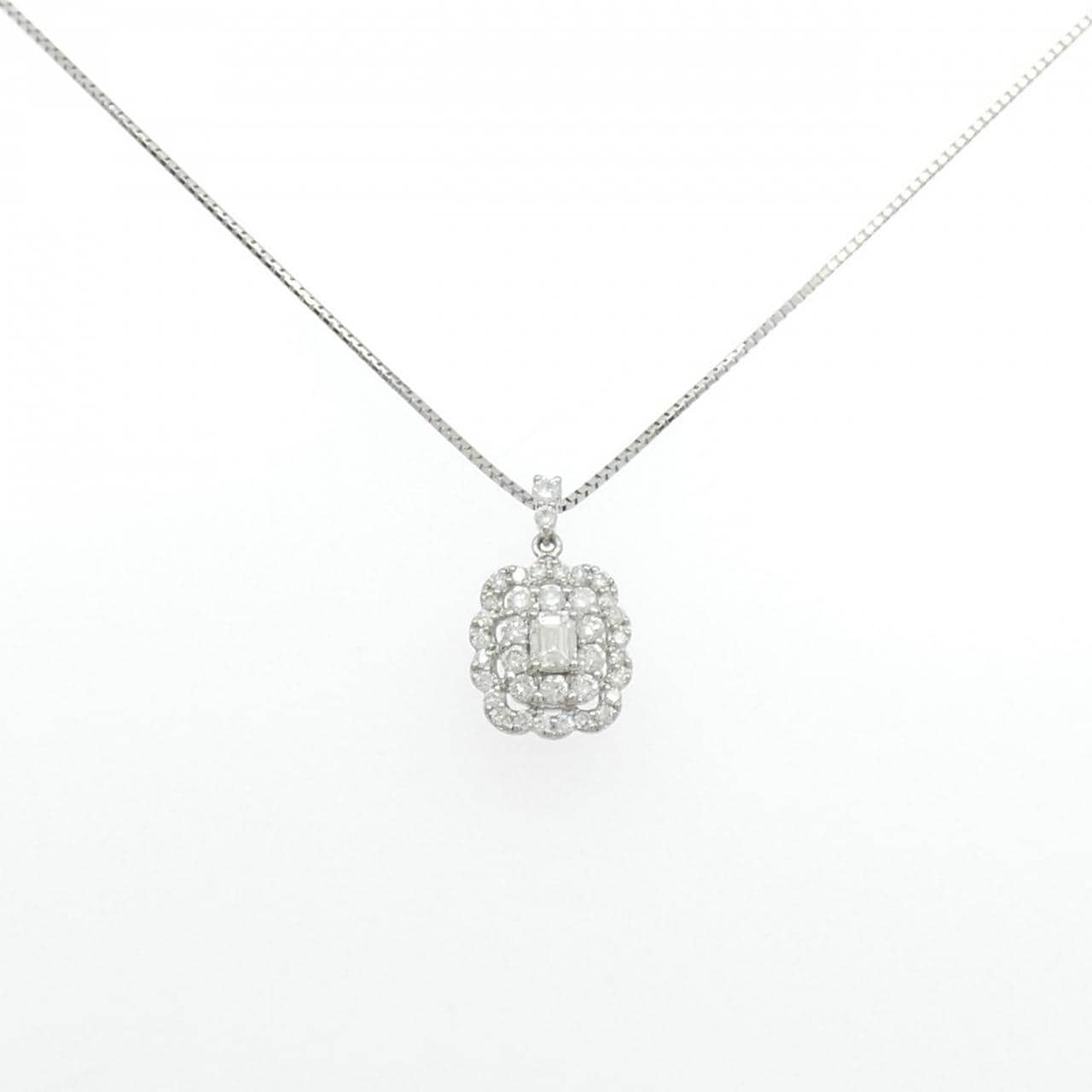 PT900/PT850 ダイヤモンド ネックレス 0.114CT