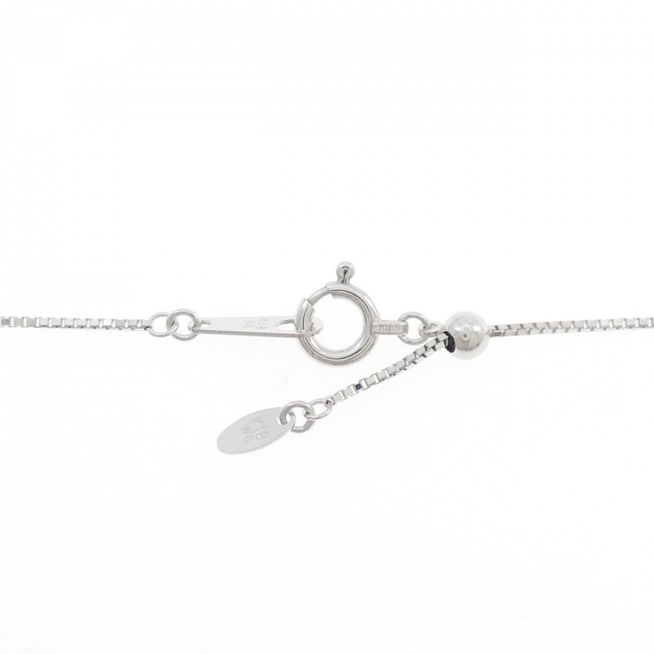 750WG/K18WG ダイヤモンド ネックレス