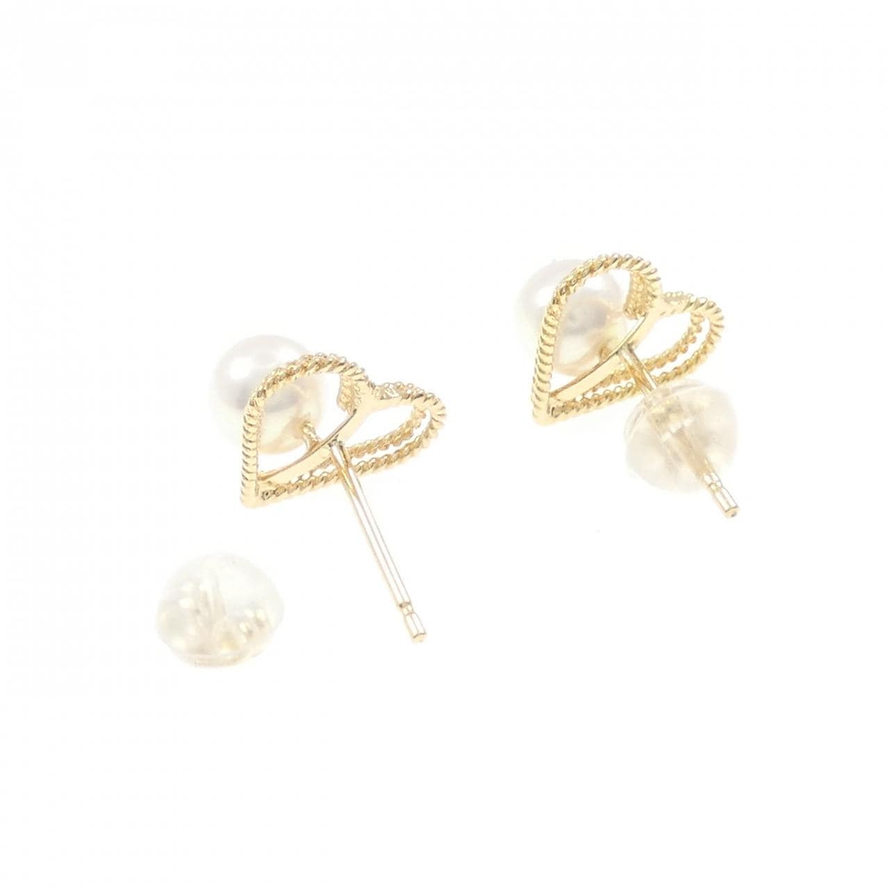 K18YG アコヤパール ピアス 5.5mm
