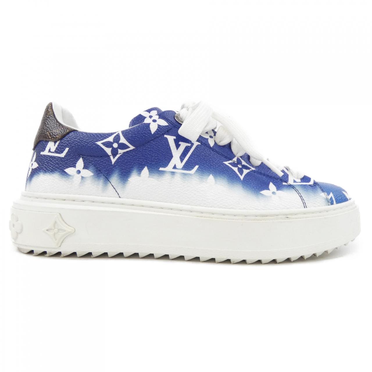 ルイヴィトン LOUIS VUITTON パテントモノグラムキャンバス LV エスカル タイムアウト･ライン スニーカー