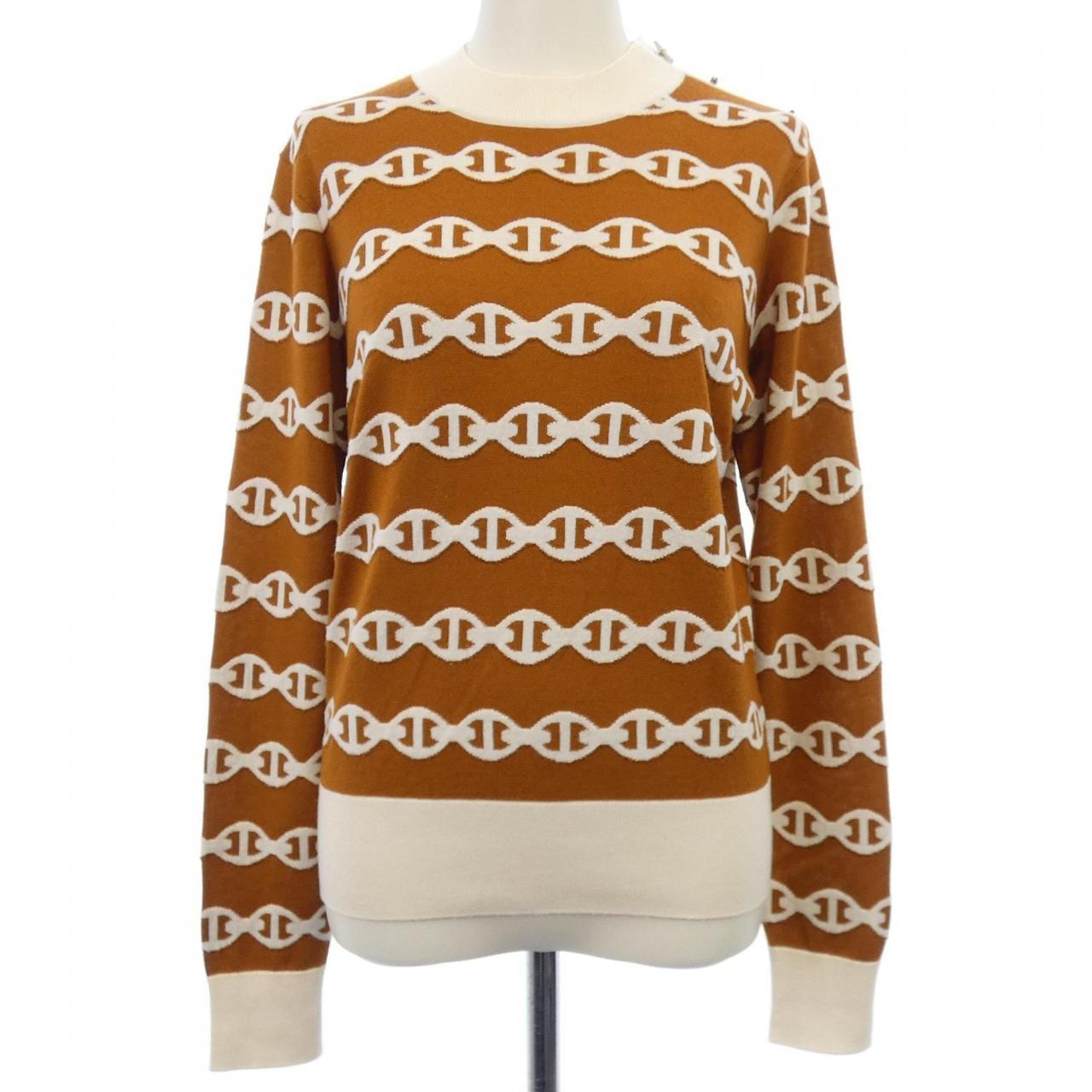 エルメス HERMES シェーヌダンクル *06-7708. ニット