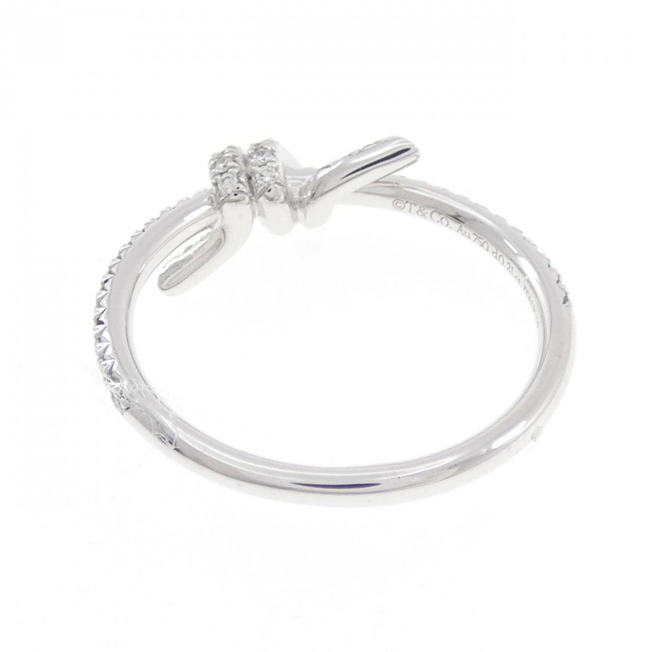 ティファニー ノット リング 0.21CT