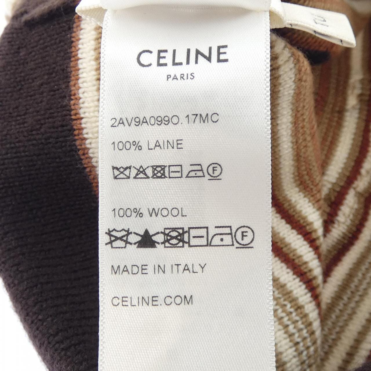 セリーヌ CELINE TRIOMPHE 2AV9A099O ニットキャップ
