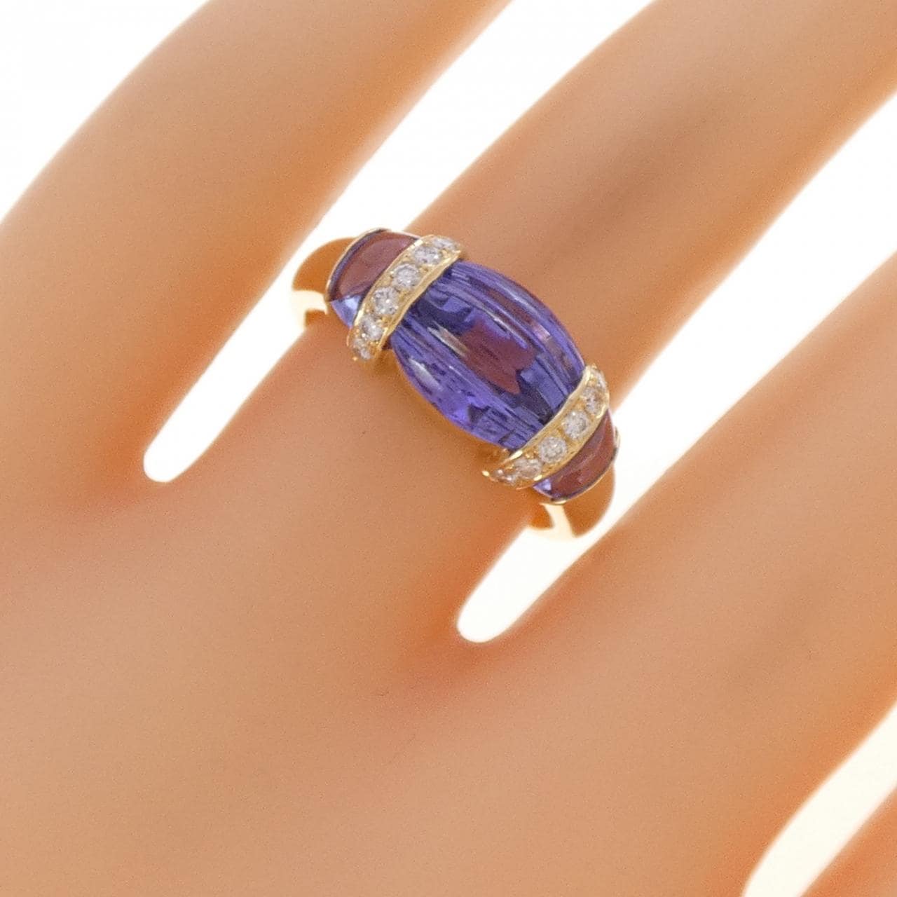 750YG タンザナイト リング