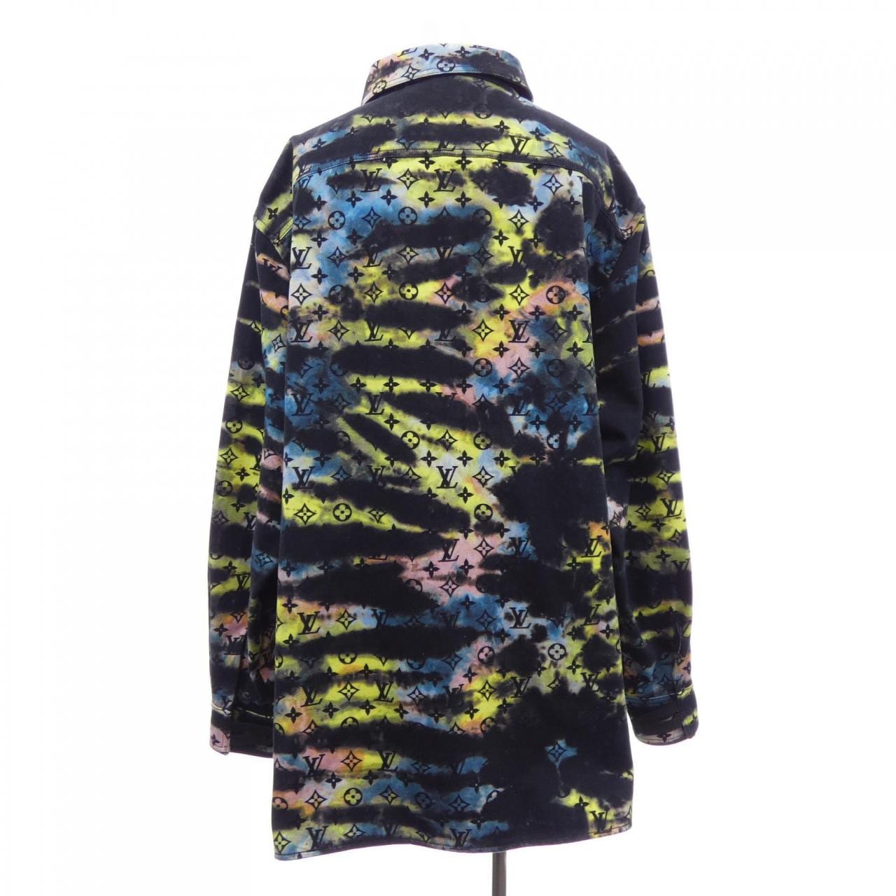ルイヴィトン LOUIS VUITTON プリンテッドモノグラムタイダイデニムシャツ HLA10WH98 シャツ