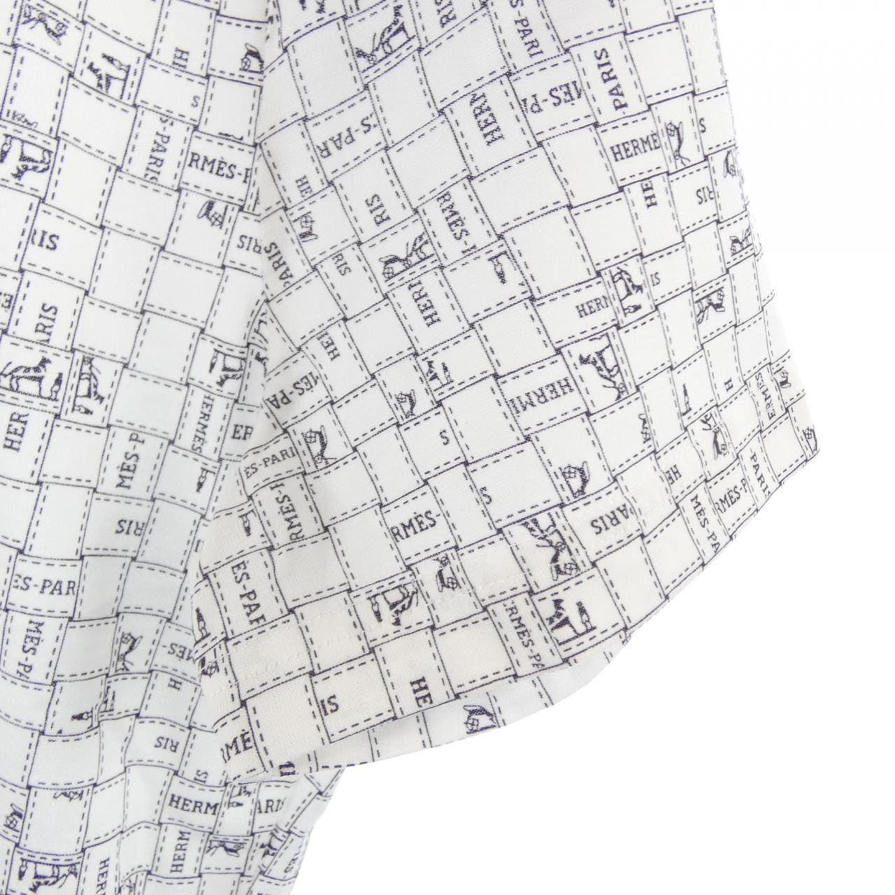 エルメス HERMES BOLDUC AU CARRE ボルデュックチェック 5E4645DK Tシャツ