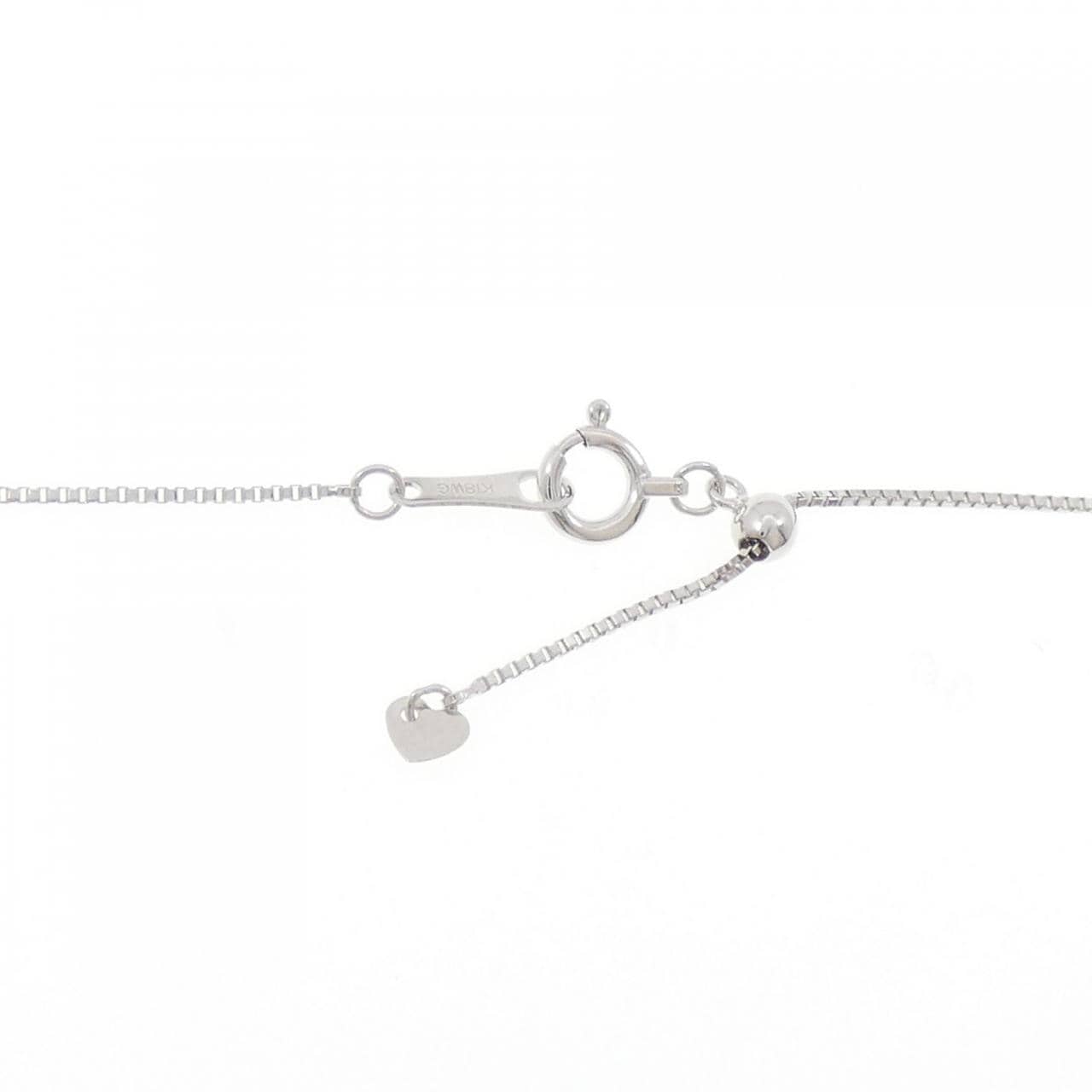 K18WG Black Butterfly Pearl Necklace