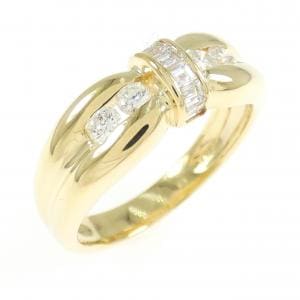 K18YG ダイヤモンド リング 0.43CT